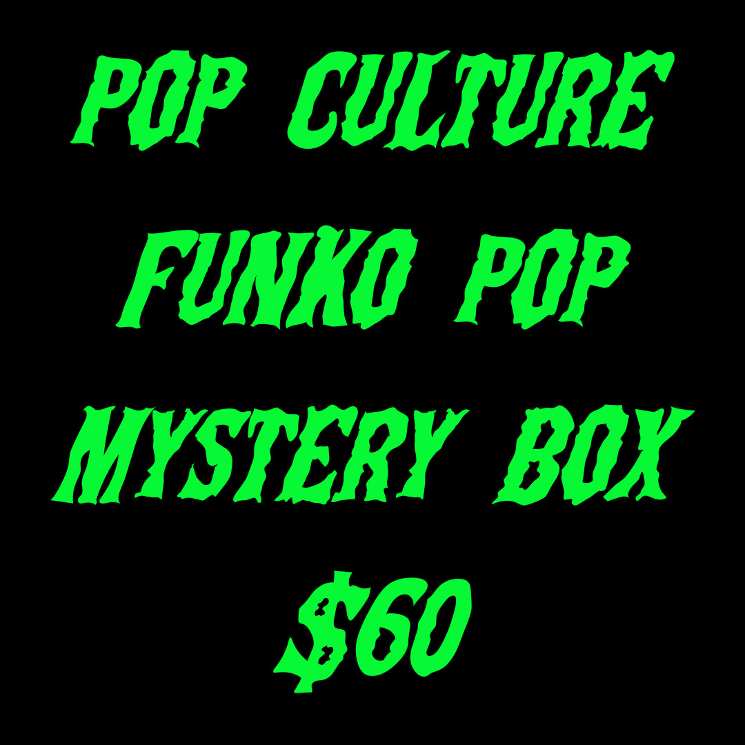 FEARSOME FIGURES POP CULTURE AUTOGRAPH FUNKO POP MYSTERY BOX