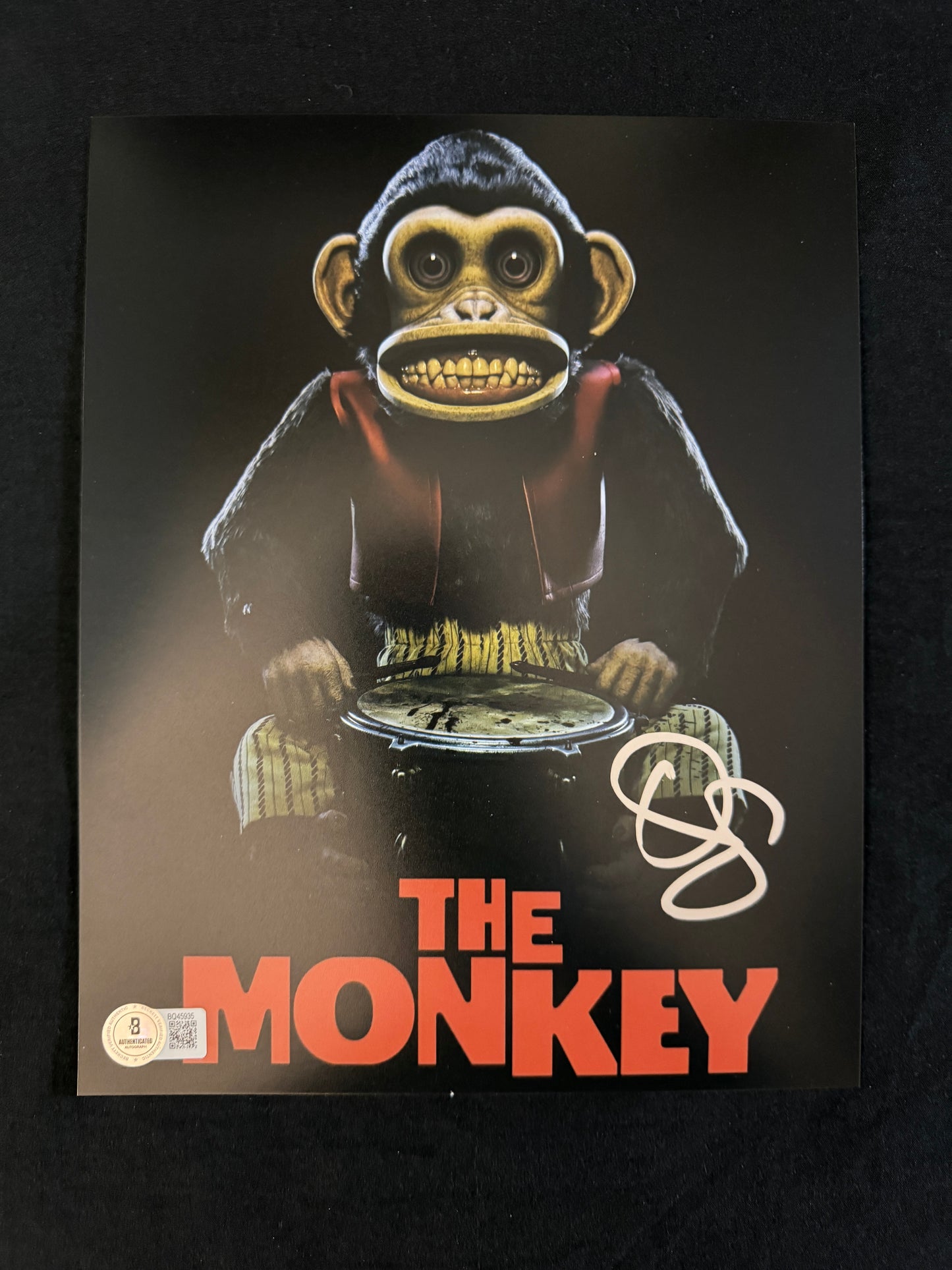 Osgood Perkins signed The Monkey 8x10 photo W/ Beckett COA