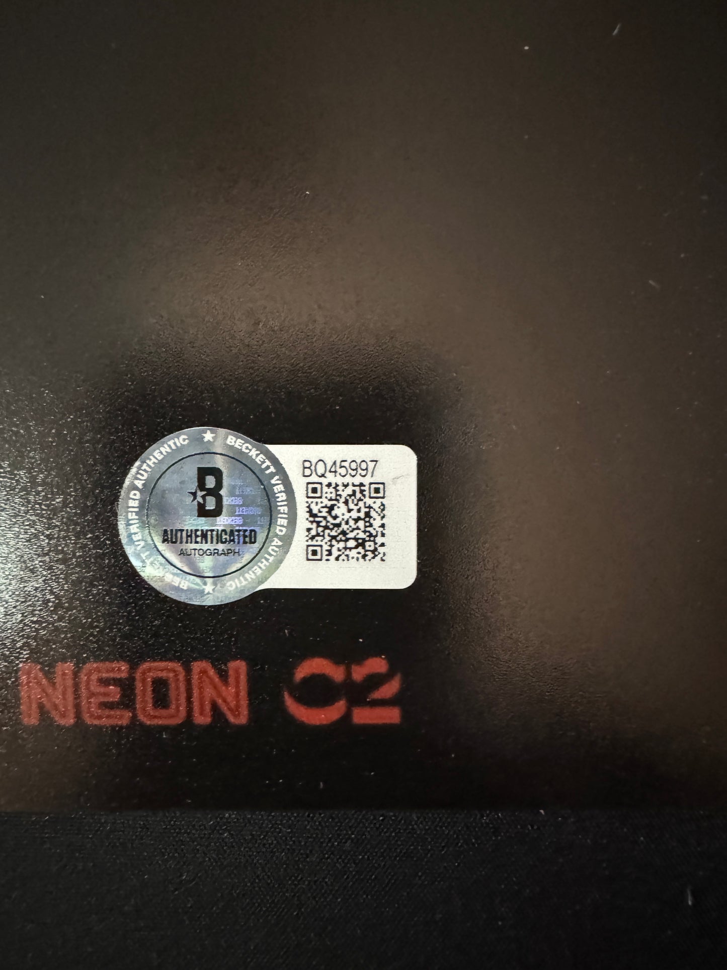 Osgood Perkins signed The Monkey 11x17 photo W/ Beckett COA