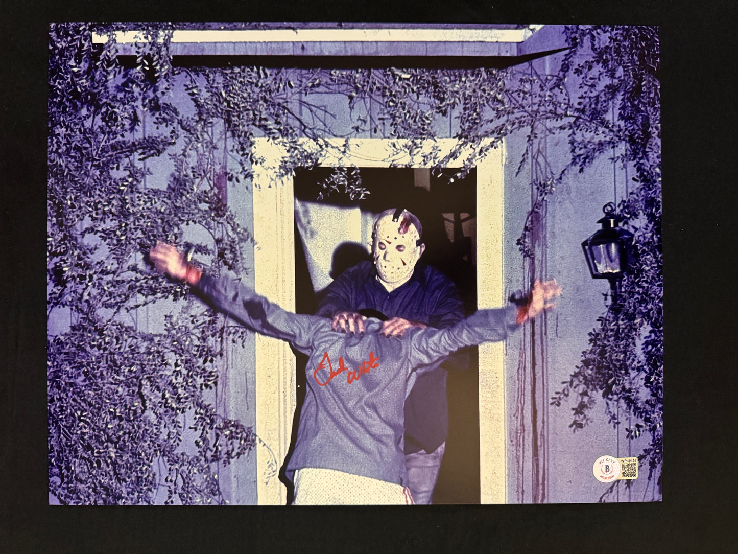 Ted White signed Friday the 13th: The Final Chapter 11X14 Photo W/ Beckett Witnessed COA