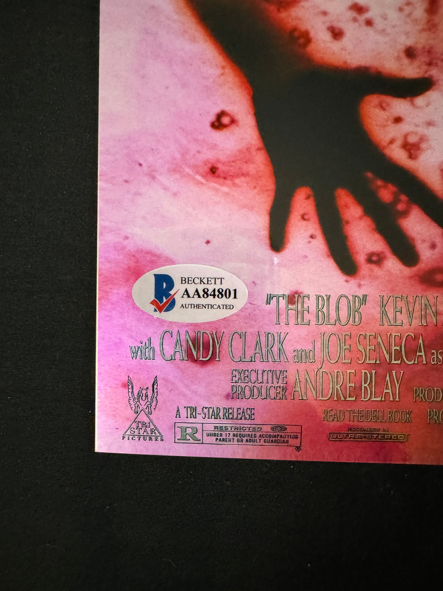 Kevin Dillon signed The Blob (Brian Flagg) 8x10 photo W/ Beckett COA