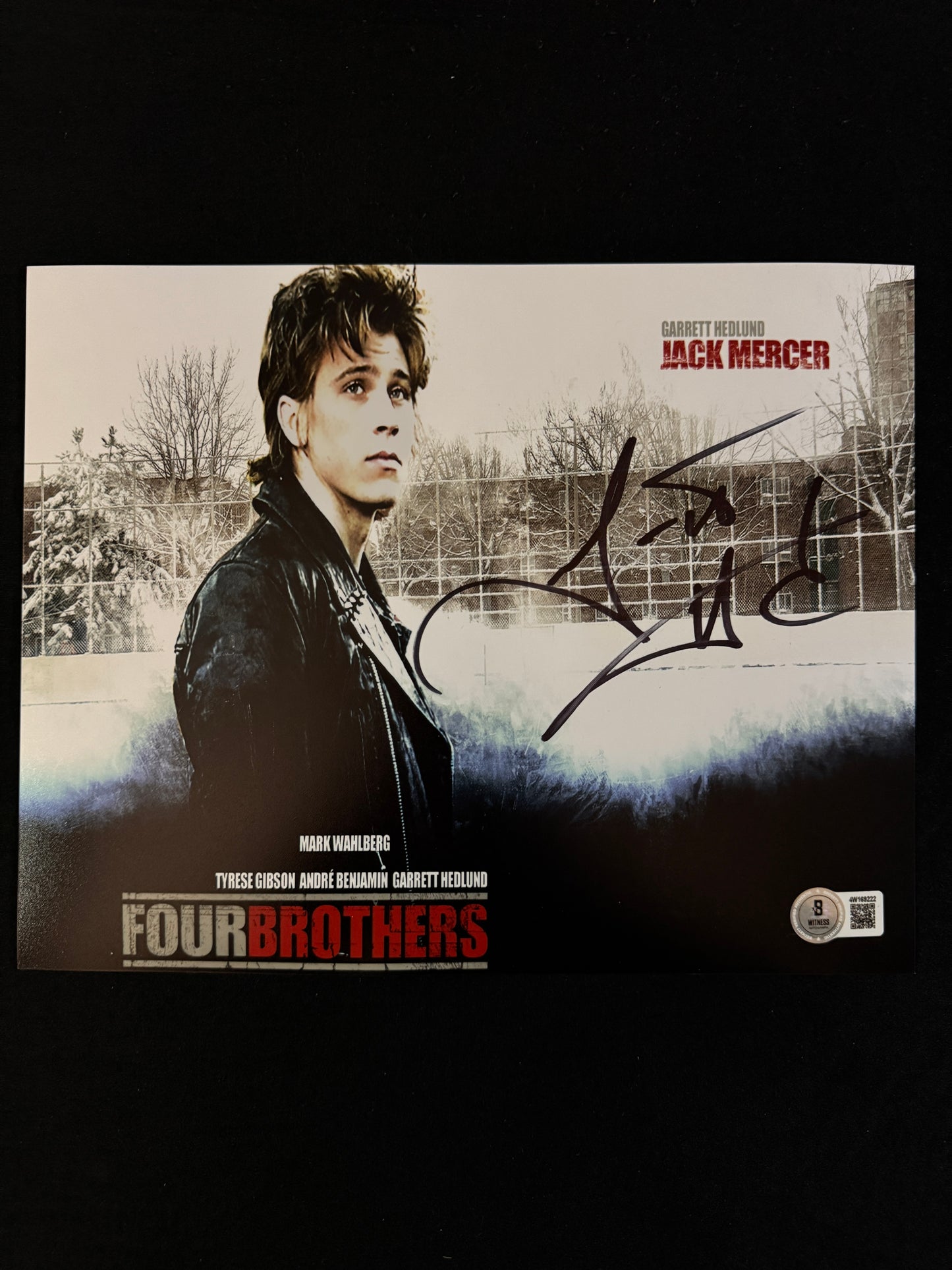 Garrett Hudlund signed Four Brothers 8X10 photo W/ Beckett Witnessed COA