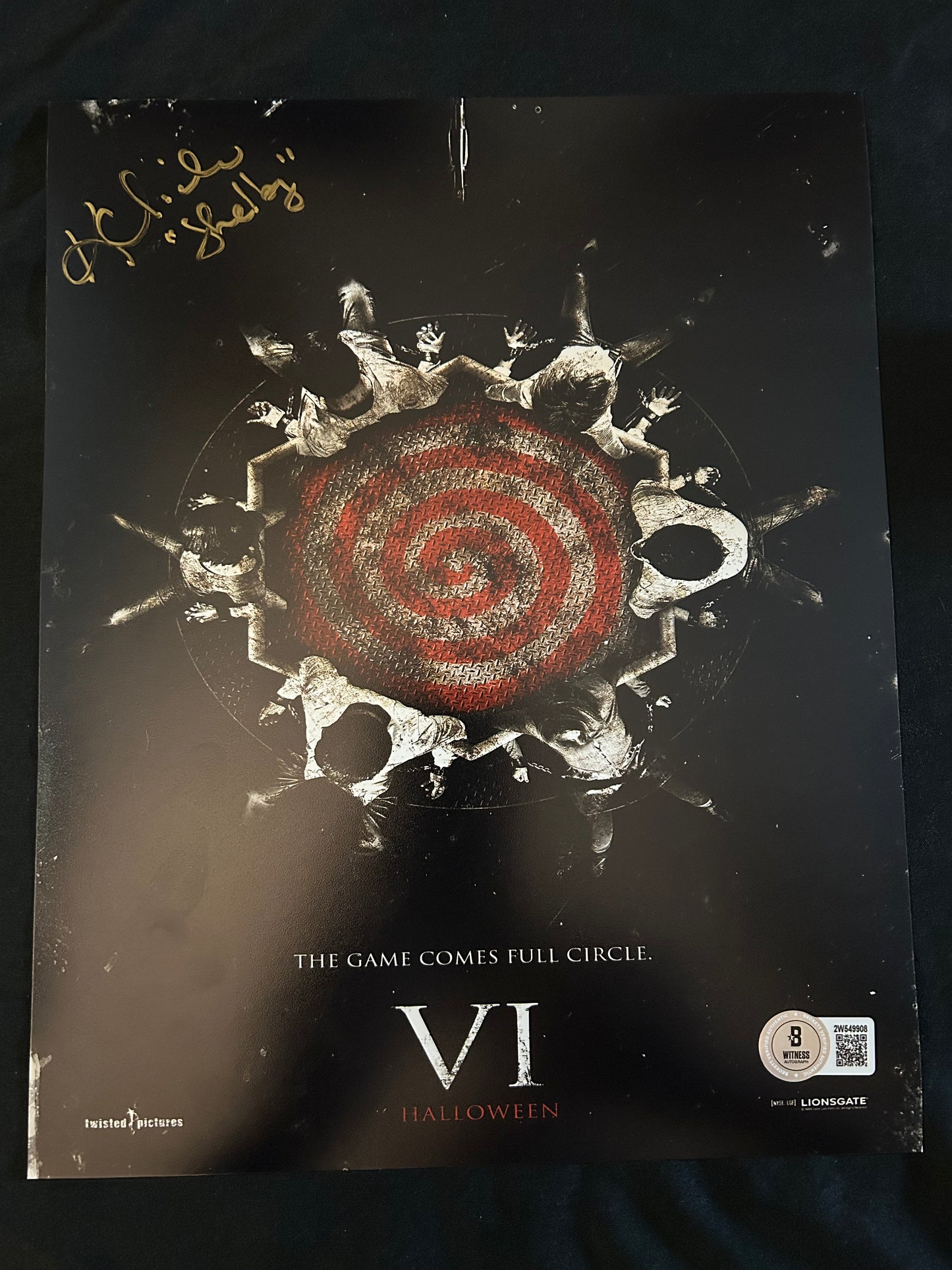 Karen Cliche signed Saw VI 8x10 photo (Shelby inscription) W/Beckett witness COA