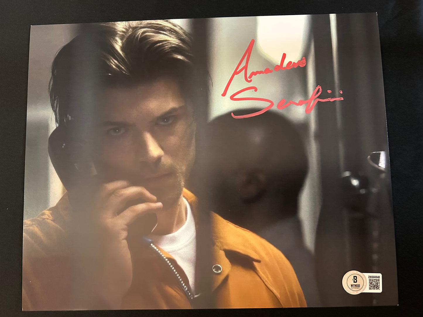 Amadeus Serafini signed Scream The TV Series 8x10 photo W/Beckett witness COA