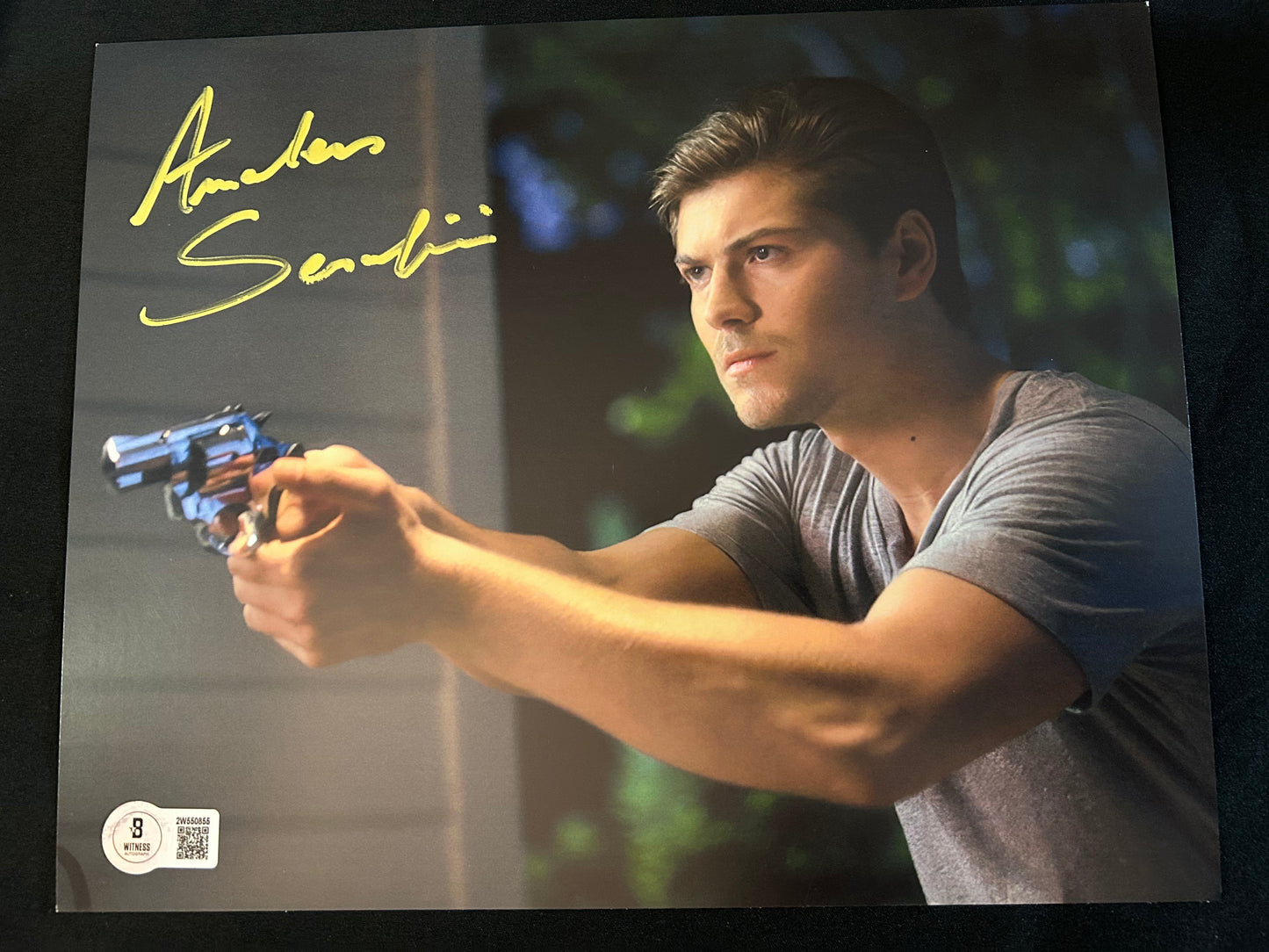 Amadeus Serafini signed Scream The TV Series 8x10 photo W/Beckett witness COA