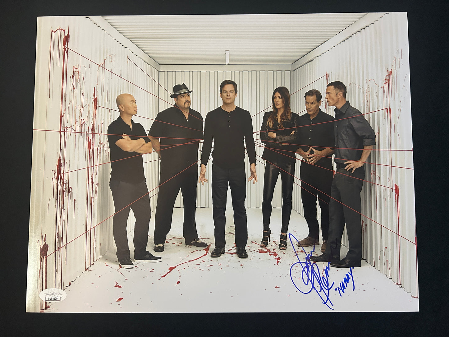 James Remar signed Dexter (Harry inscribed) 11x14 photo W/ JSA COA