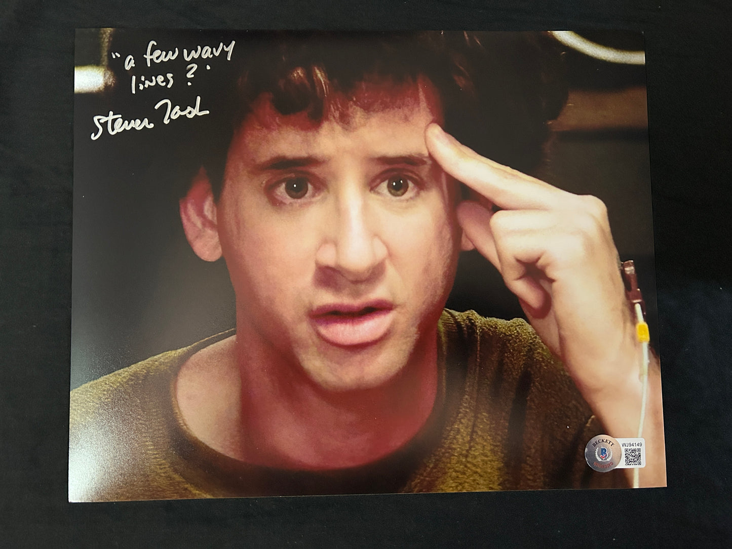 Steven Tash signed Ghostbusters (A few wavy lines inscribed) 8x10 photo W/ Beckett COA