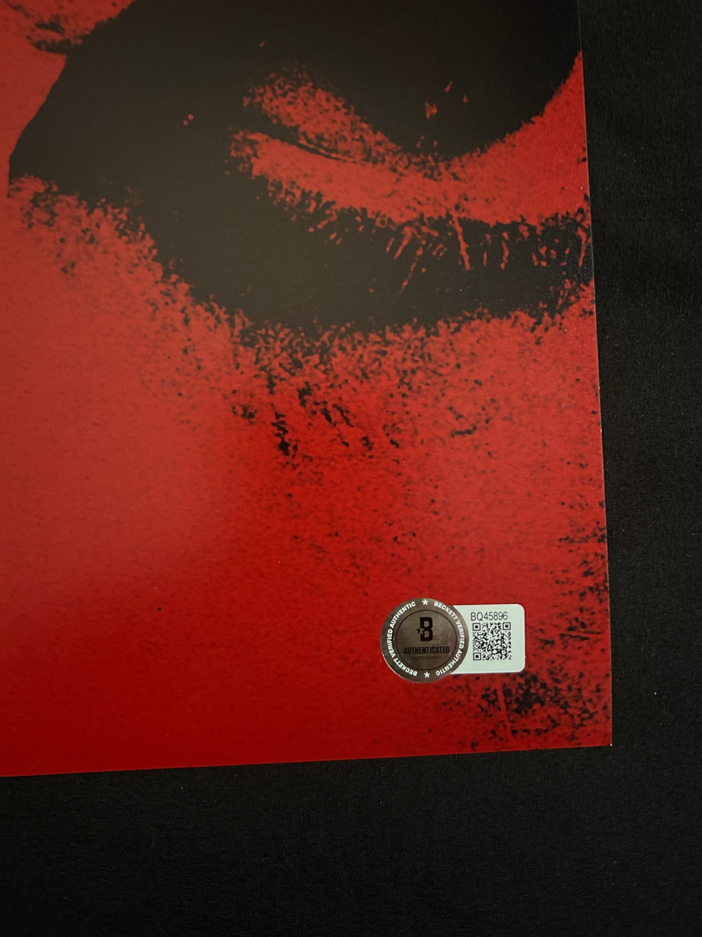 Osgood Perkins signed Longlegs 12x18 photo W/ Beckett COA