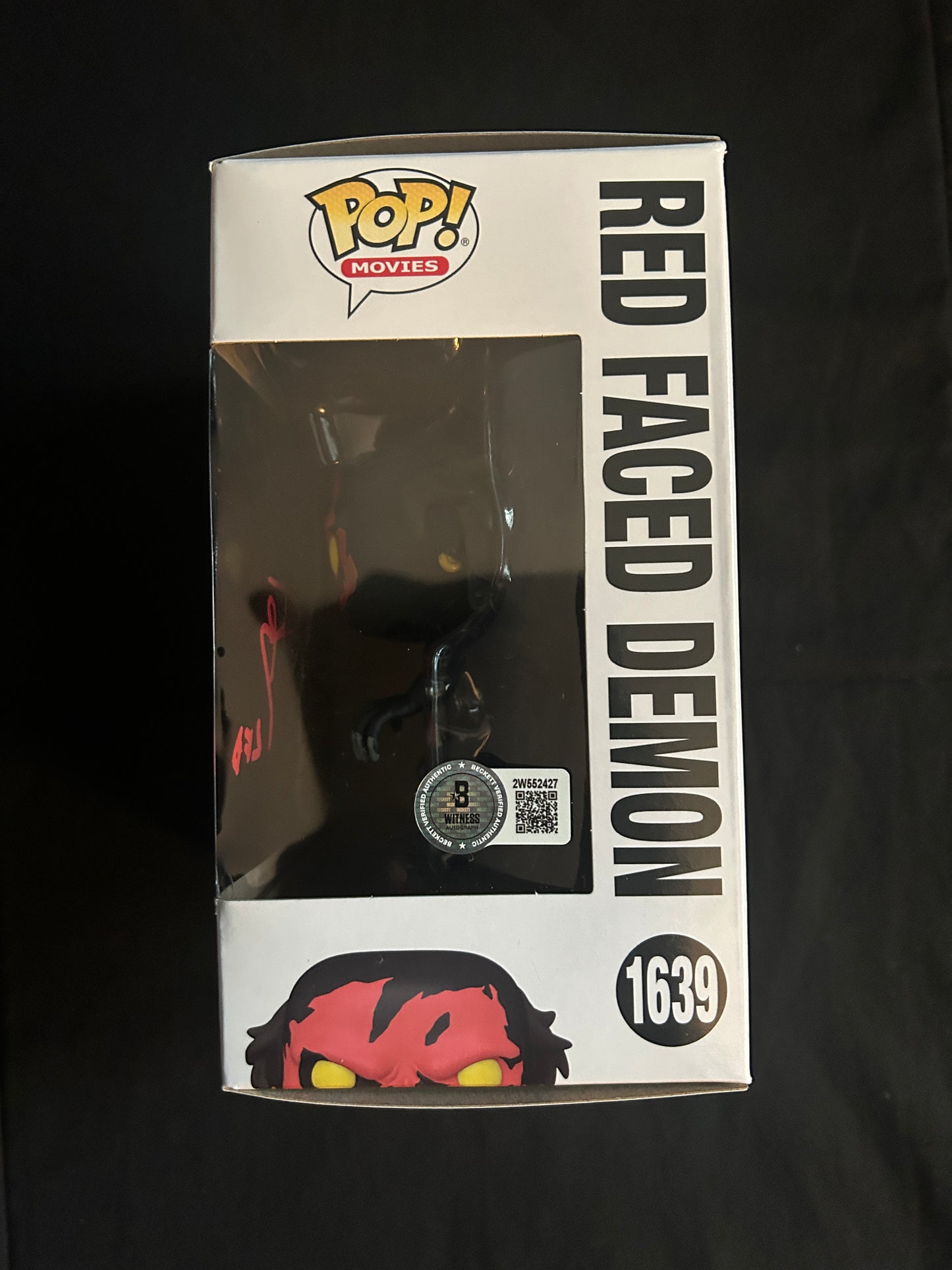 Joseph Bishara signed Insidious Red Faced Demon Funko Pop W/ Beckett witness COA