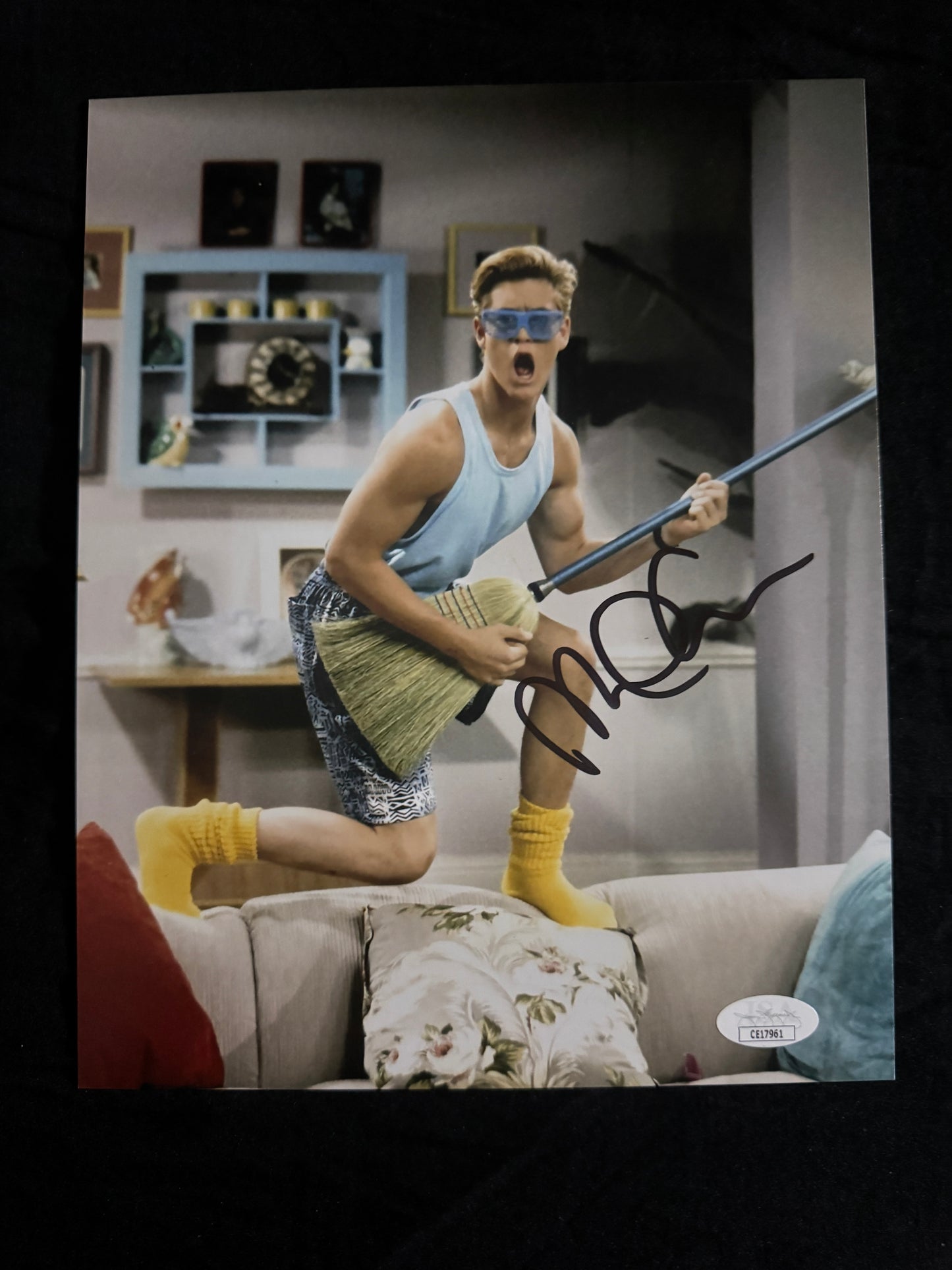 Mark-Paul Gosselaar signed 8X10 photo W/ JSA COA