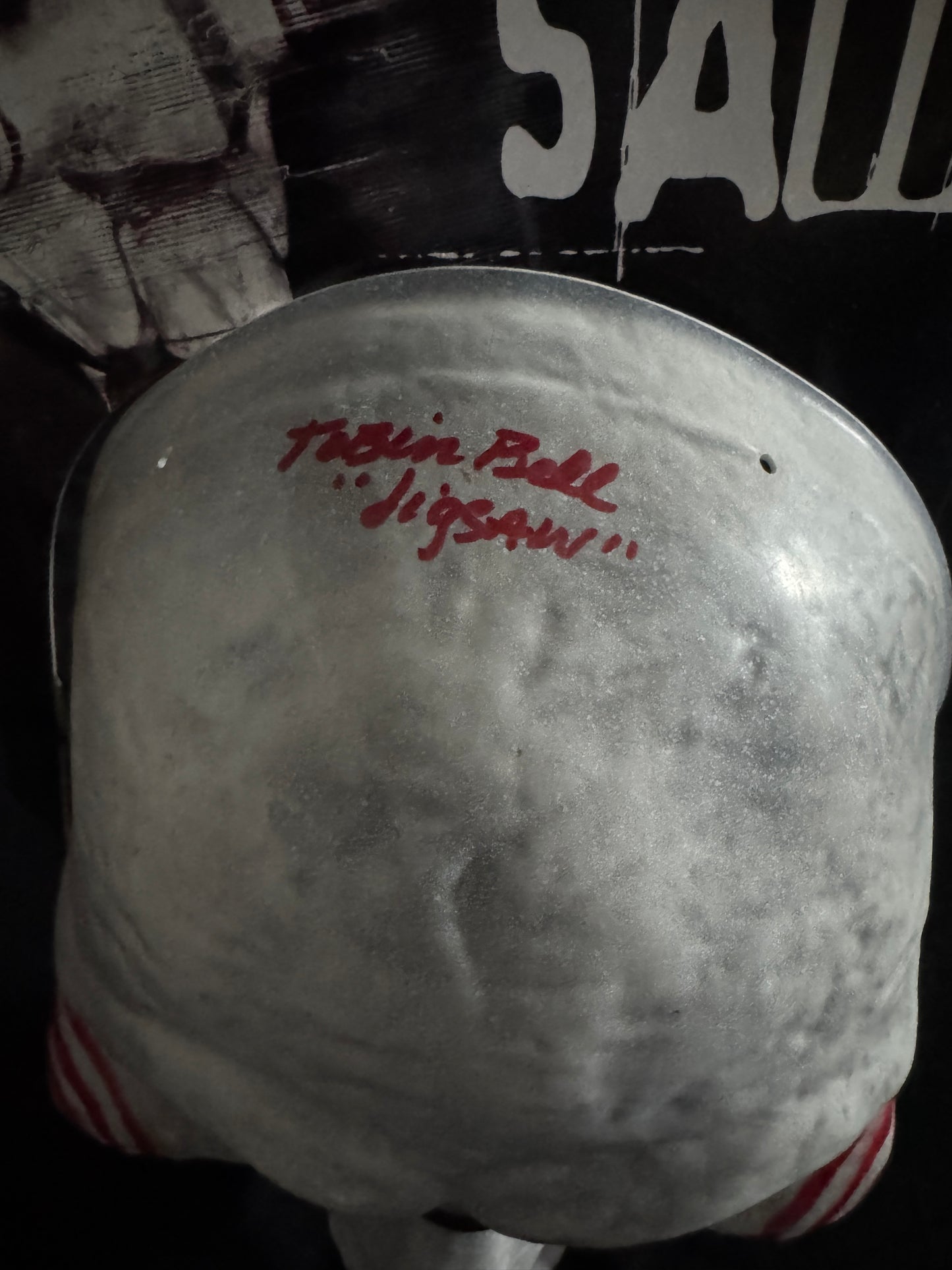 Tobin Bell signed Plastic Mask W/ Beckett COA