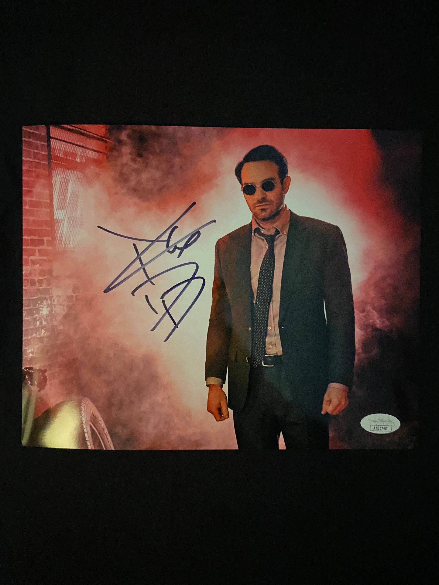 Charlie Cox Daredevil signed 8x10 photo W/ JSA COA