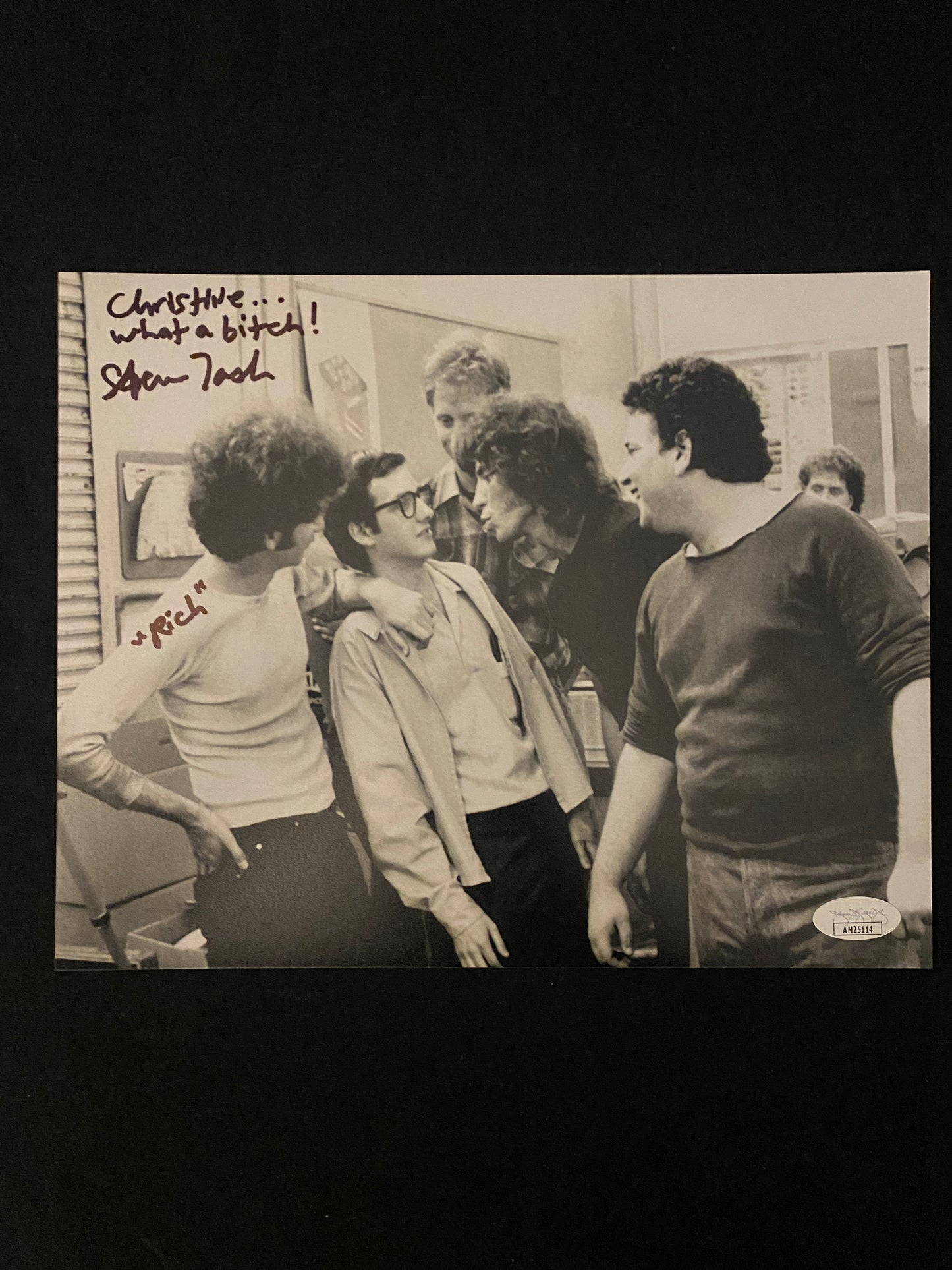 Steven Tash signed Christine 8x10 photo W/ JSA COA