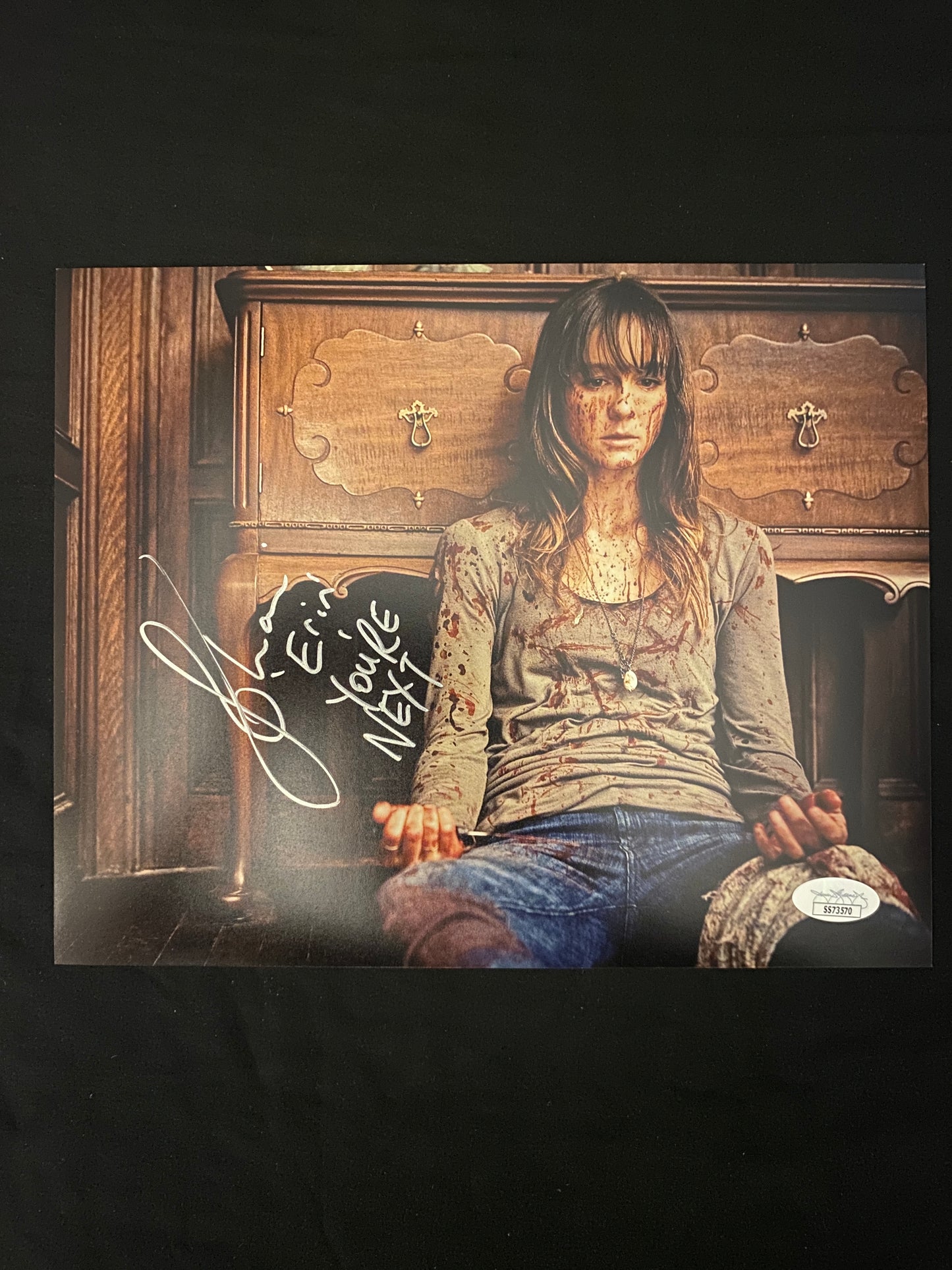 Sharni Vinson signed You're Next 8X10 Photo W/ JSA COA