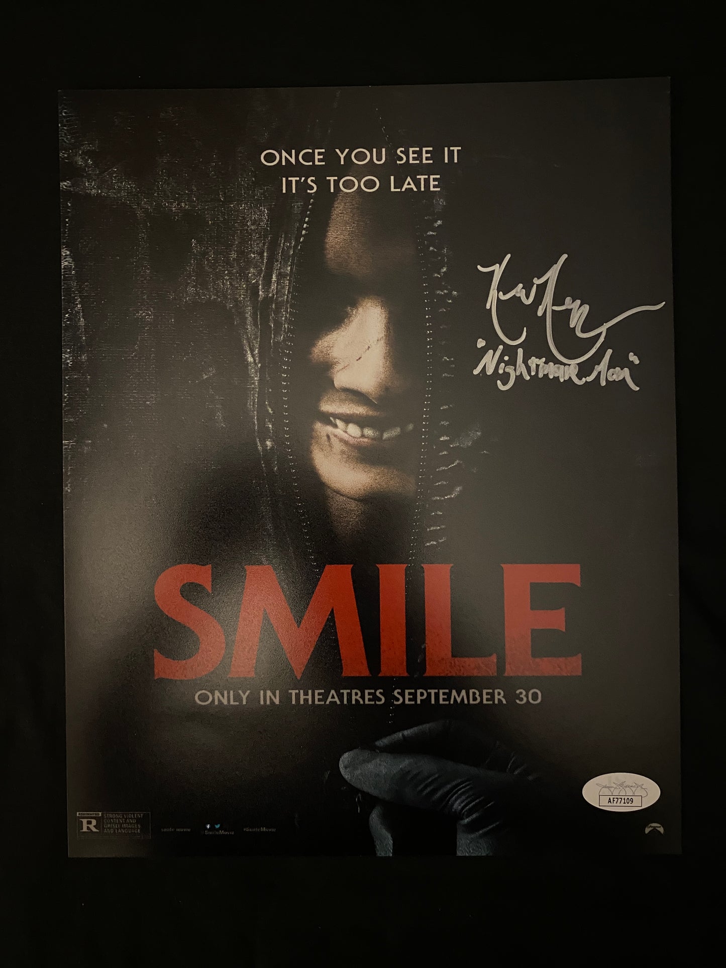 Kevin Keppy signed Smile 8X10 Photo W/ JSA COA