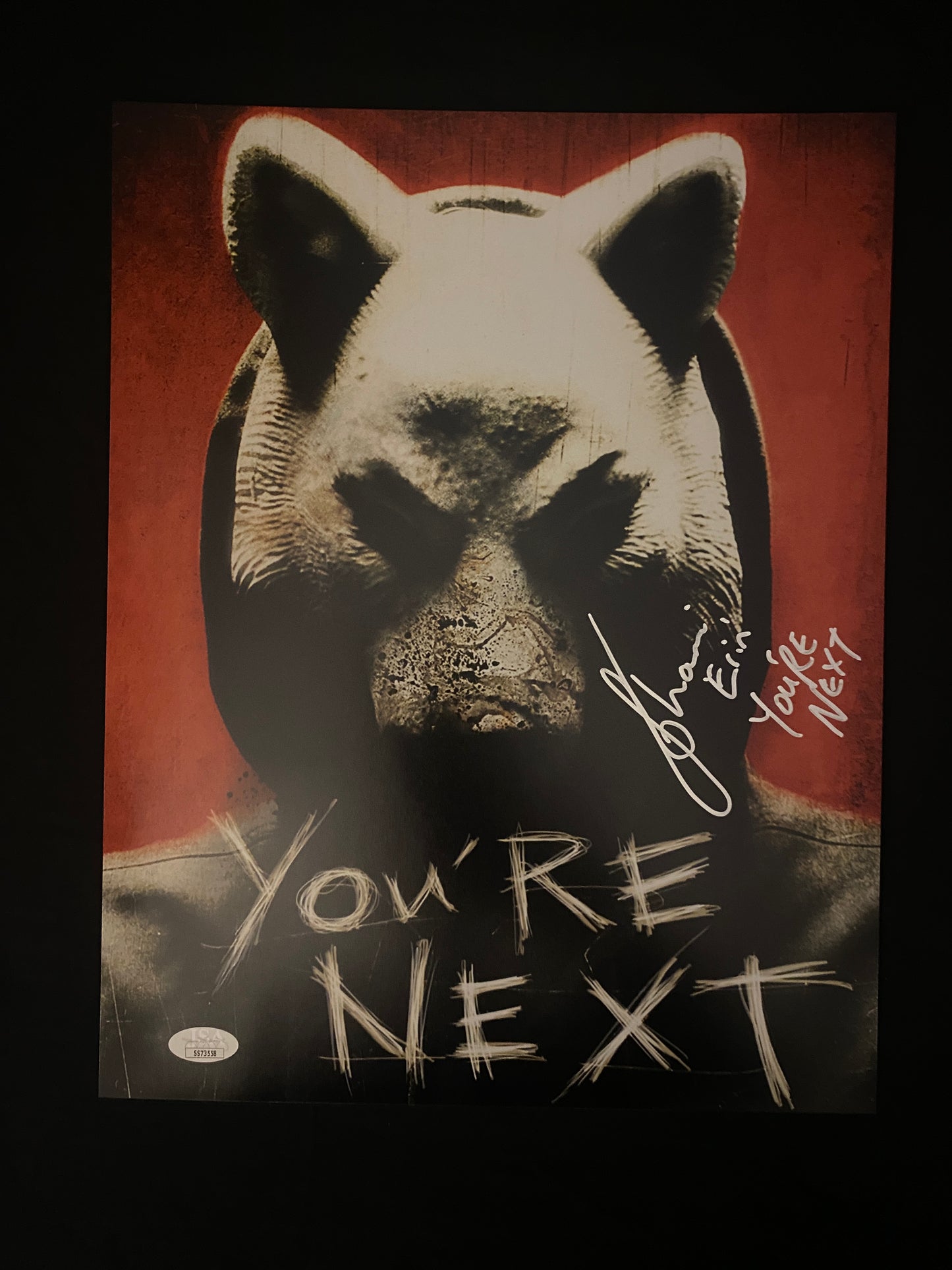 Sharni Vinson signed You're Next 11X14 Photo W/ JSA COA