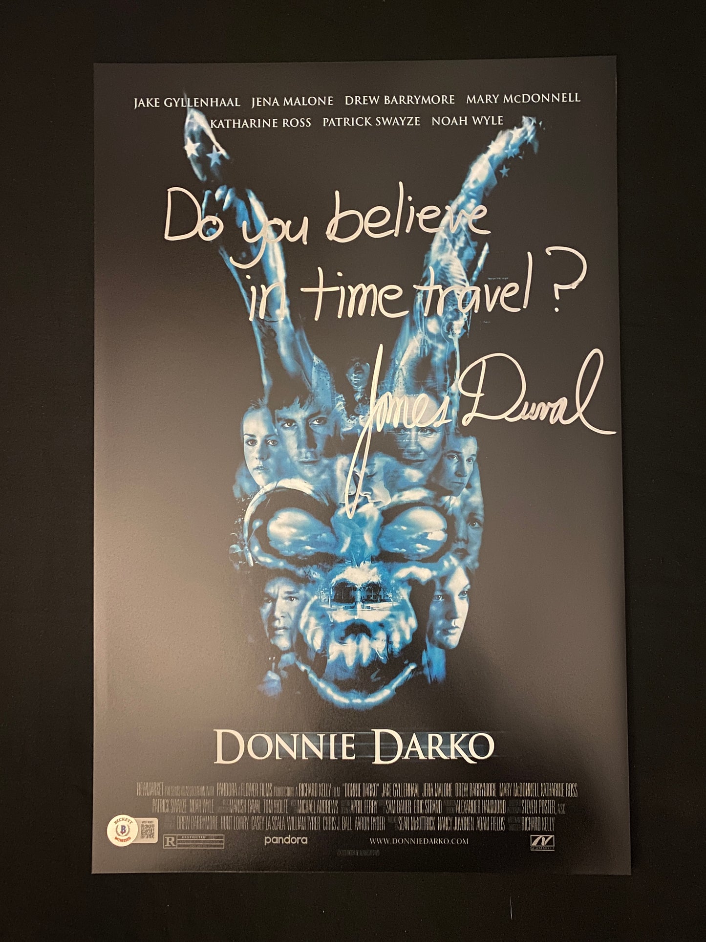 James Duval signed Donnie Darko 11X17 photo W/ Beckett Witnessed COA