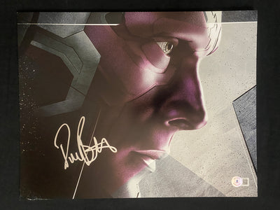 Paul Bettany signed Marvel Vision 11x14 photo W/ Beckett COA