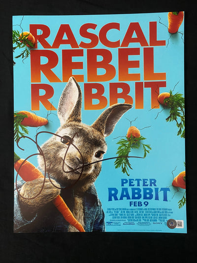 James Corden signed "Peter Rabbit" 11x14 photo W/ Beckett COA