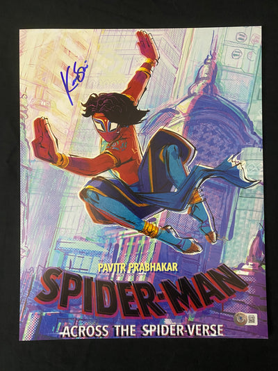 Karan Soni signed "Spider Man" 11x14 photo W/ Beckett COA