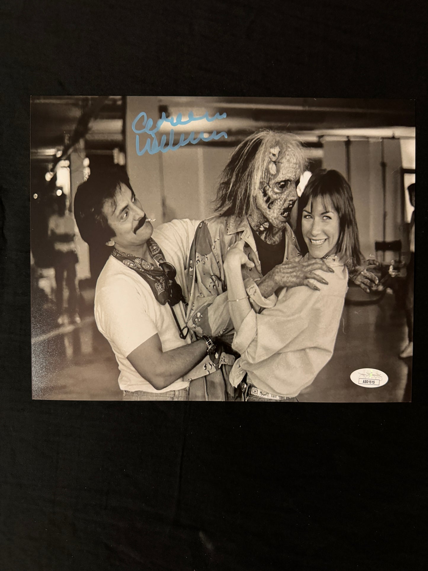 Caroline Williams signed The Texas Chainsaw Massacre II 8X10 photo W/ JSA COA