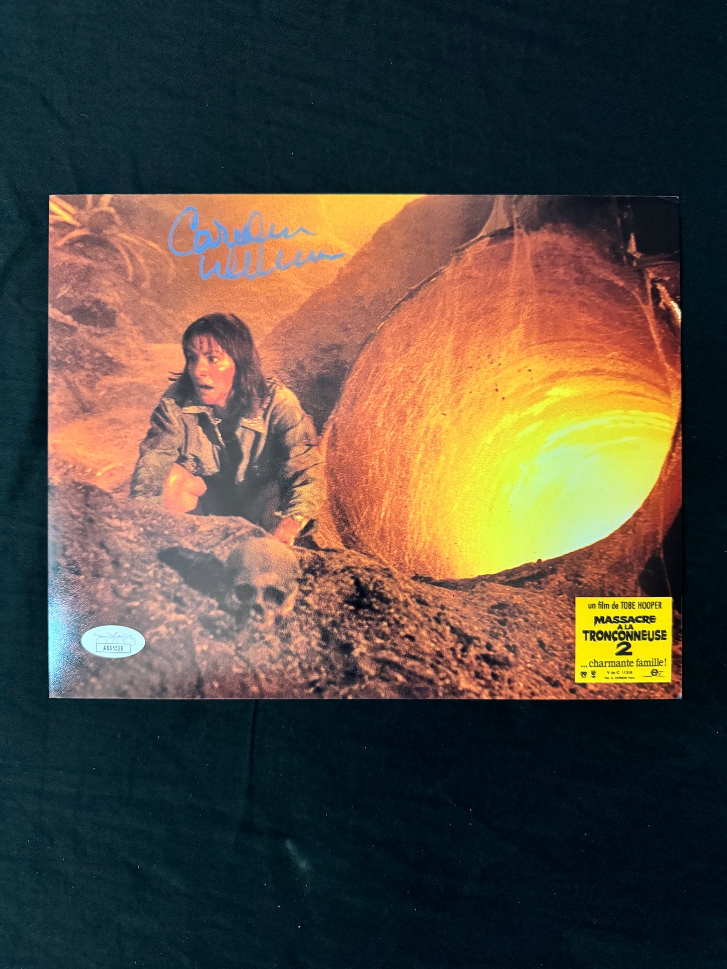 Caroline Williams signed The Texas Chainsaw Massacre II 8X10 photo W/ JSA COA