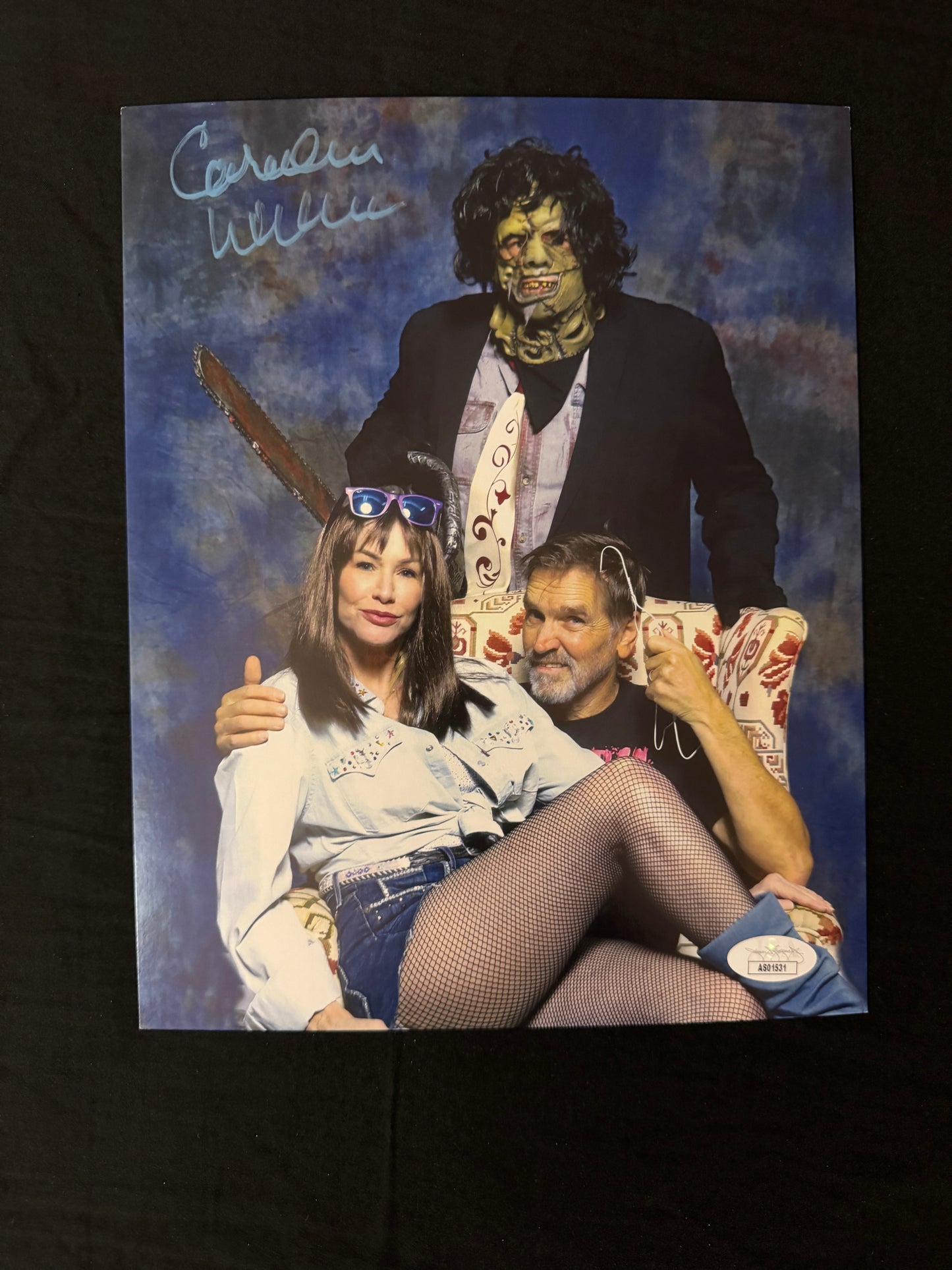 Caroline Williams signed The Texas Chainsaw Massacre II 8X10 photo W/ JSA COA