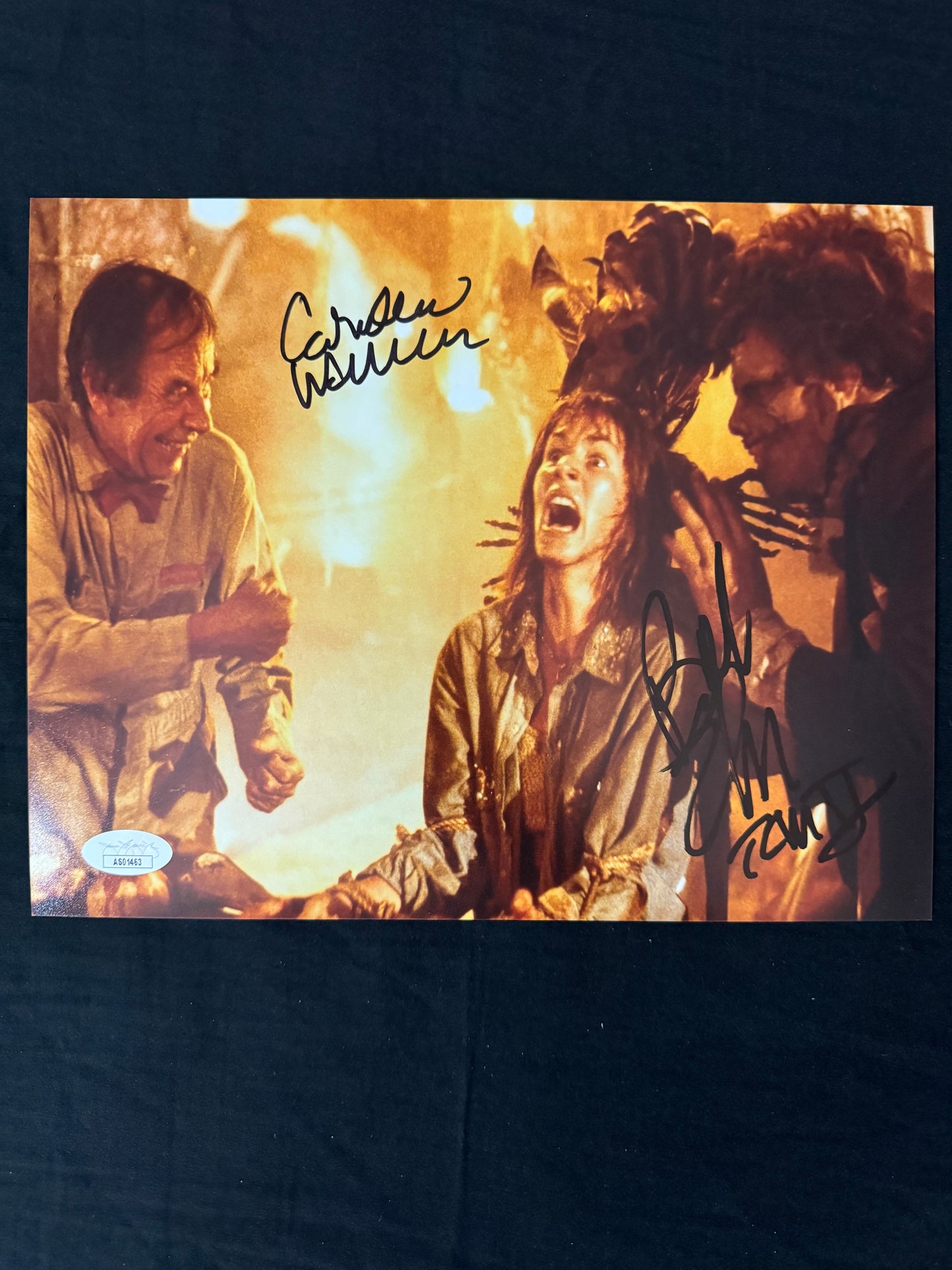 Bob Elmore & Caroline Williams The Texas Chainsaw Massacre II signed 8X10 Photo W/ JSA COA