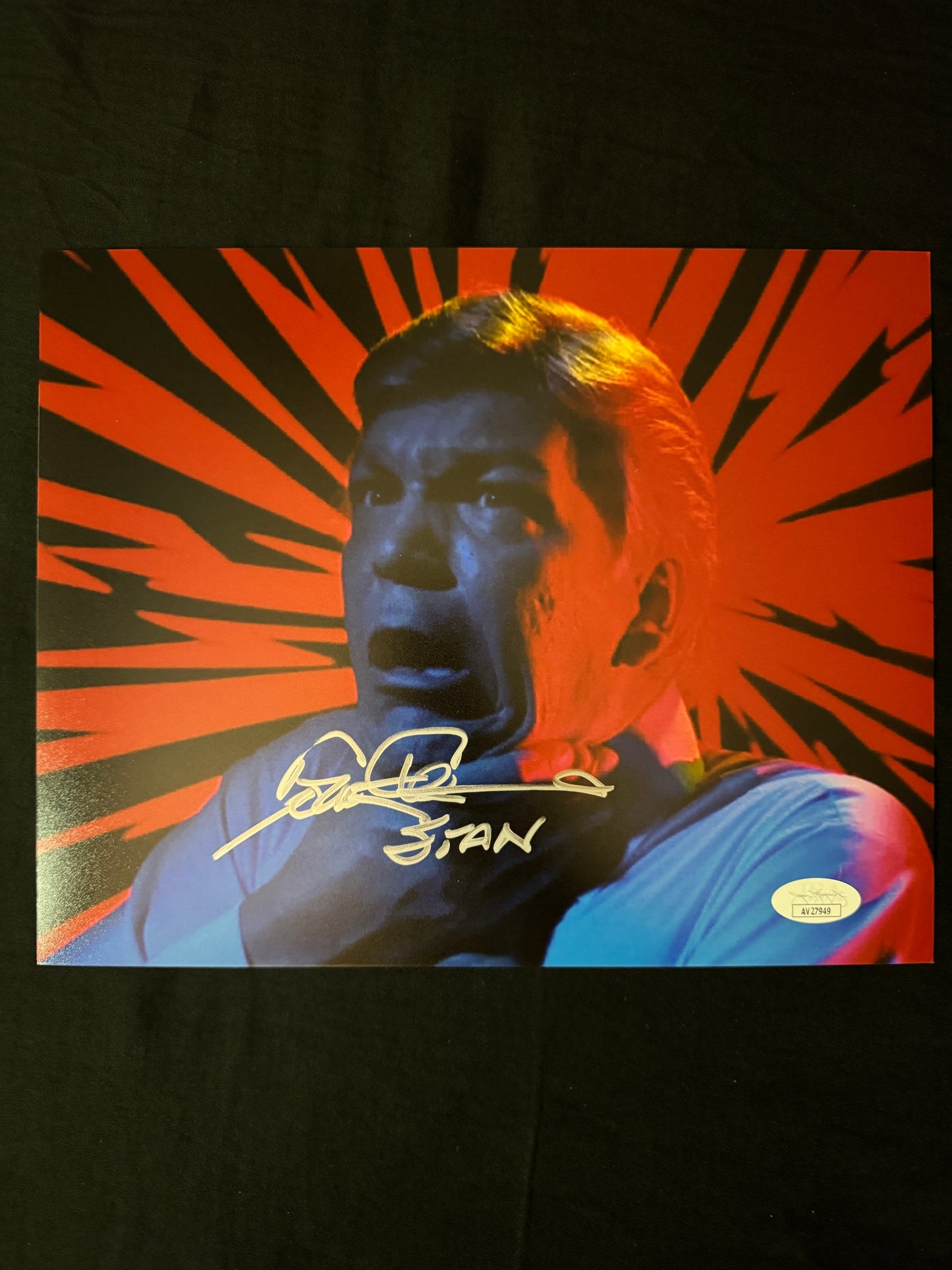 Tom Atkins signed Creepshow 8X10 photo W/ JSA COA