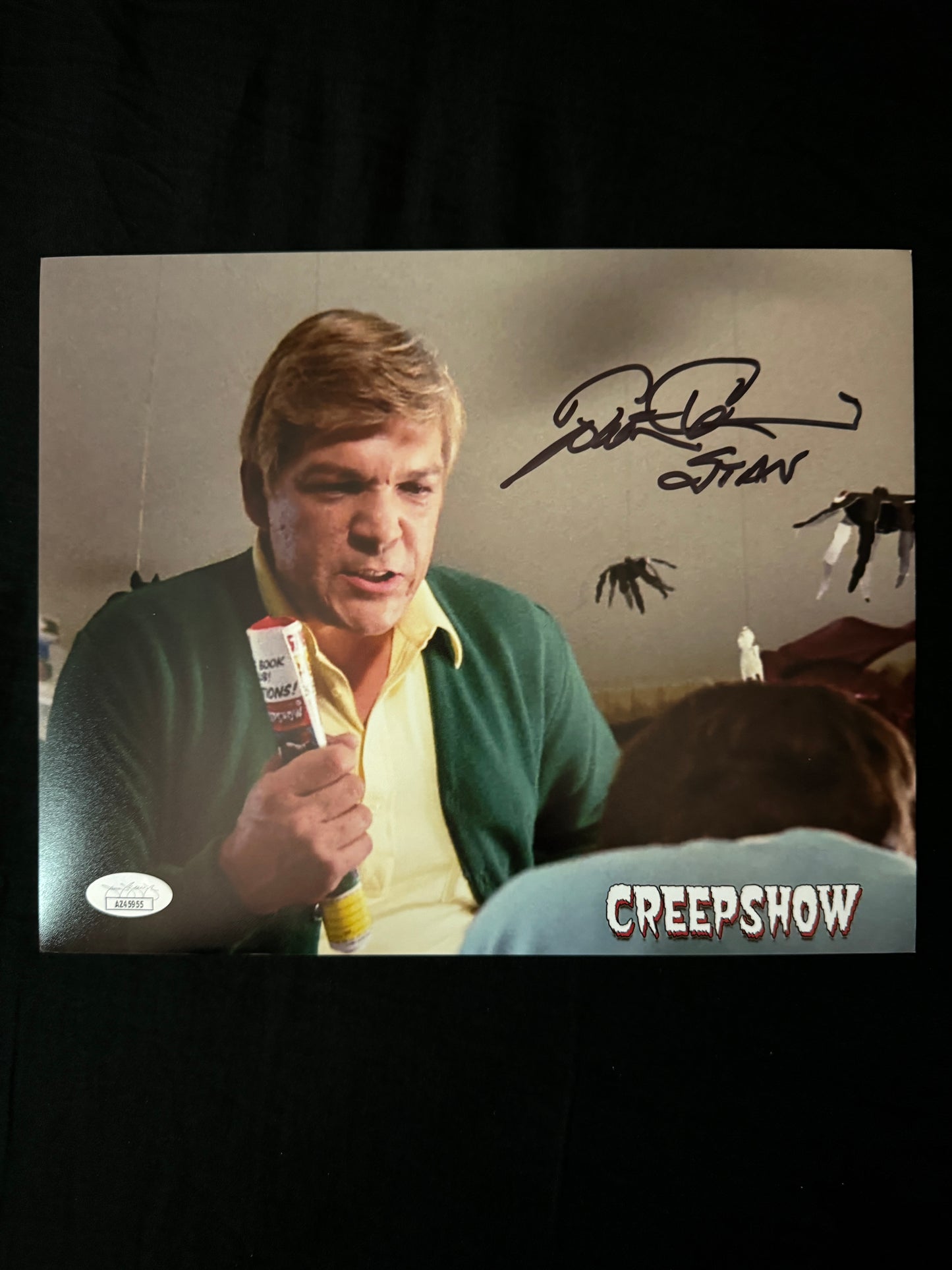 Tom Atkins signed Creepshow 8X10 photo W/ JSA COA