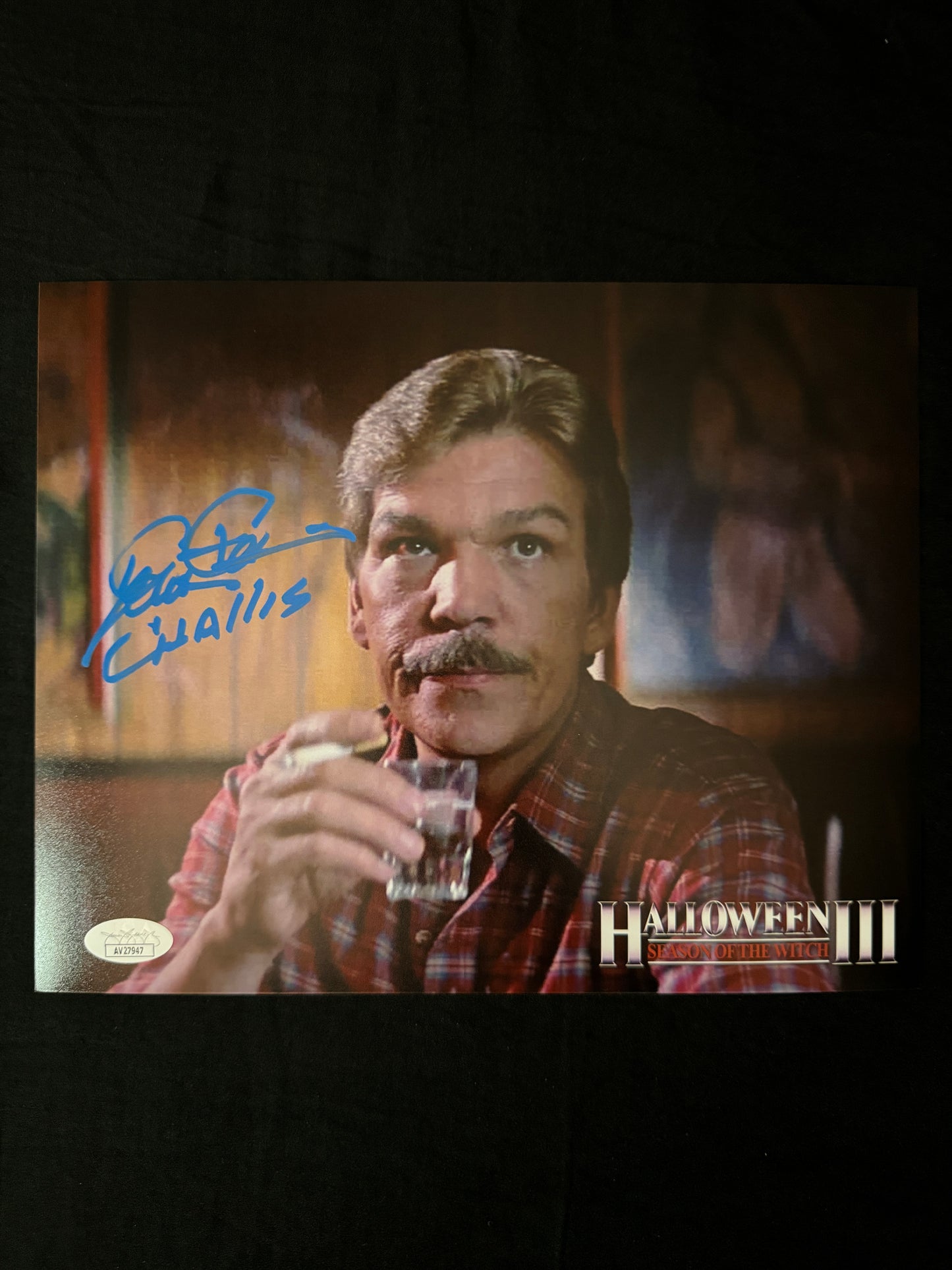 Tom Atkins signed Halloween 3: Season of the WItch 8X10 photo W/ JSA COA