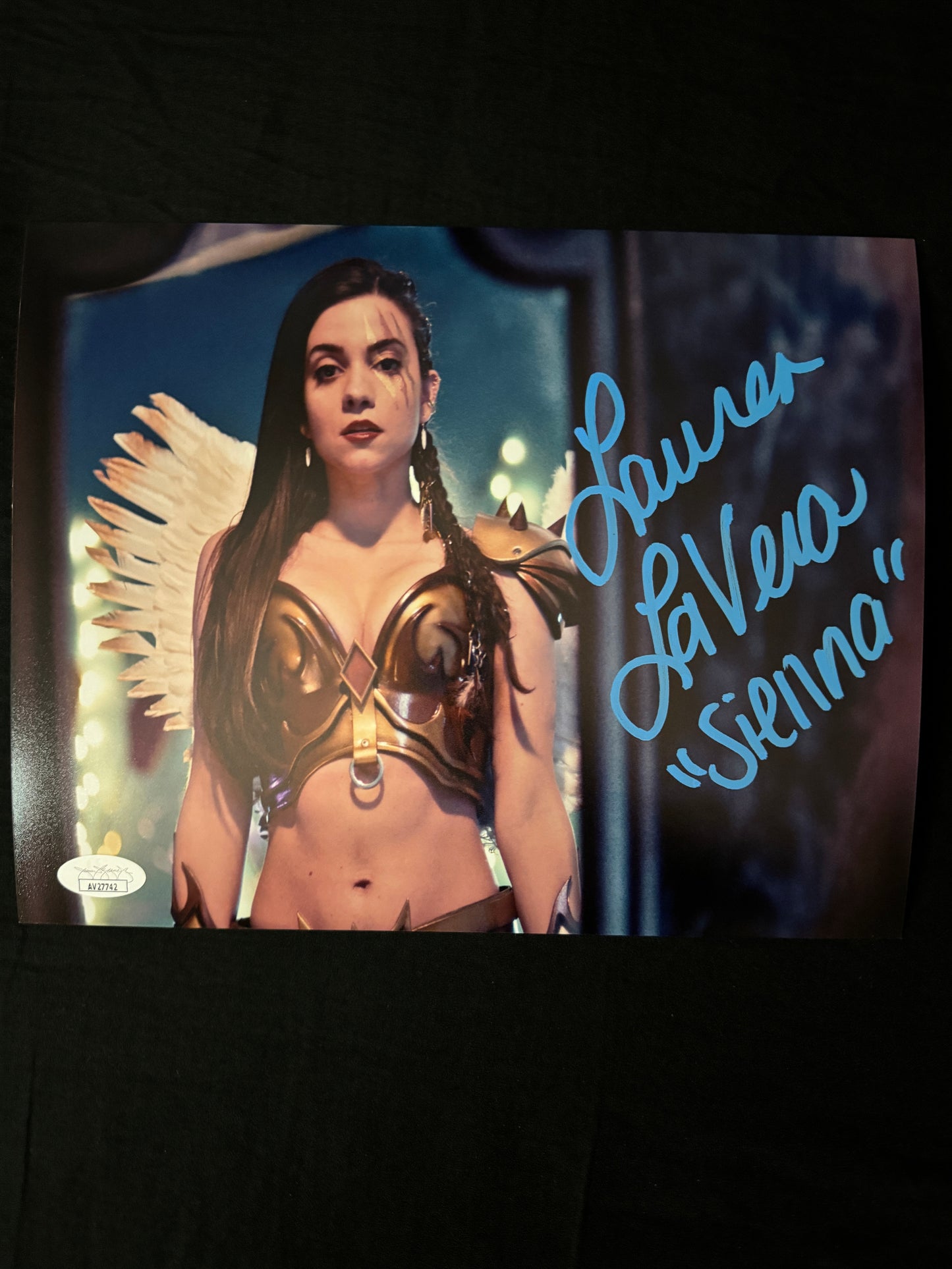 Lauren LaVera signed Terrifier 2 8X10 photo W/ JSA COA