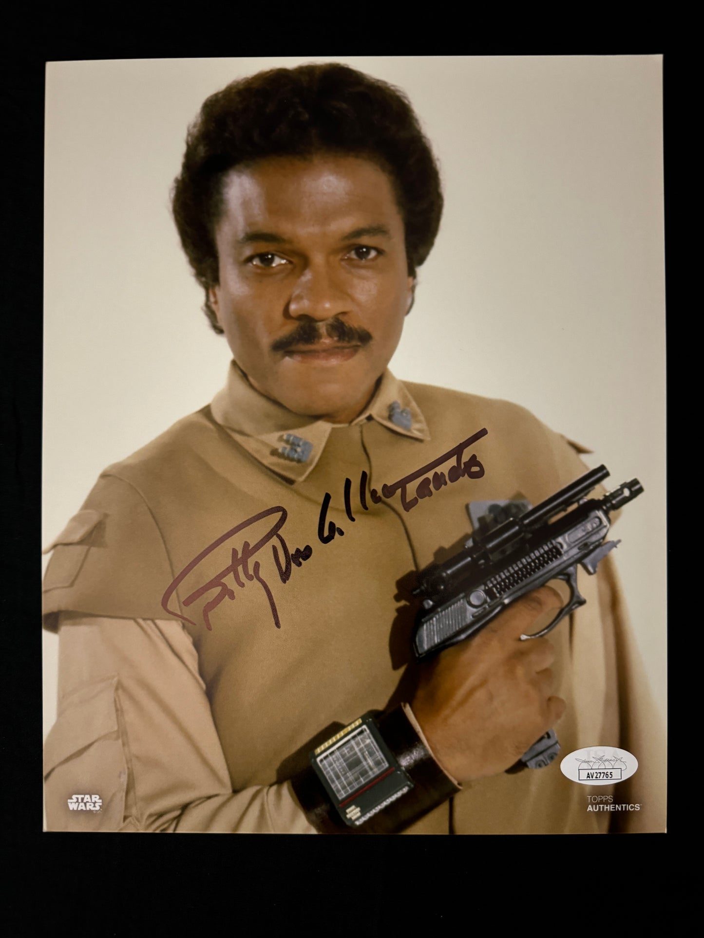 Billy Dee Williams signed Star Wars (Lando inscribed) 8X10 photo W/ JSA COA