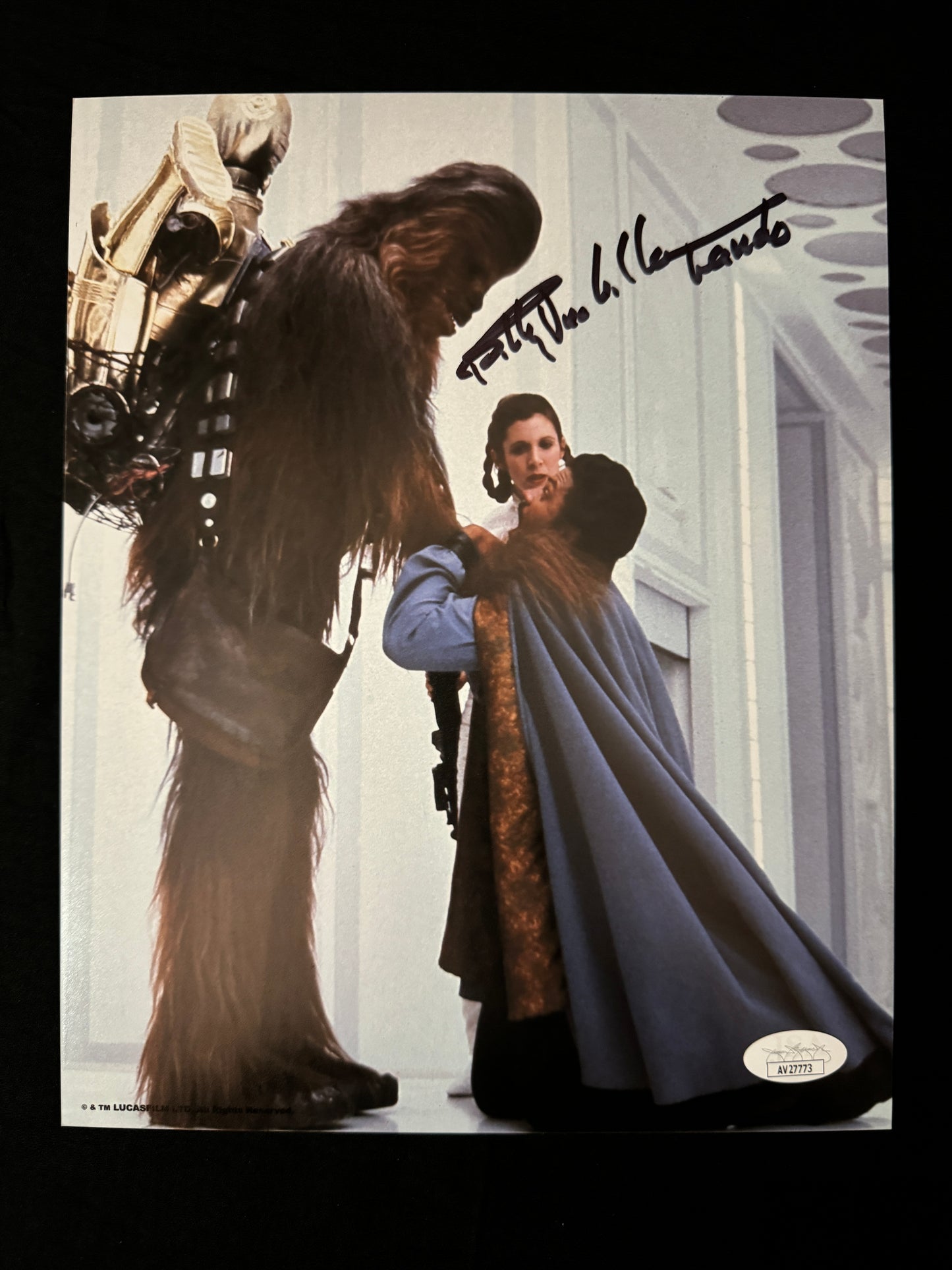 Billy Dee Williams signed Star Wars (Lando inscribed) 8X10 photo W/ JSA COA