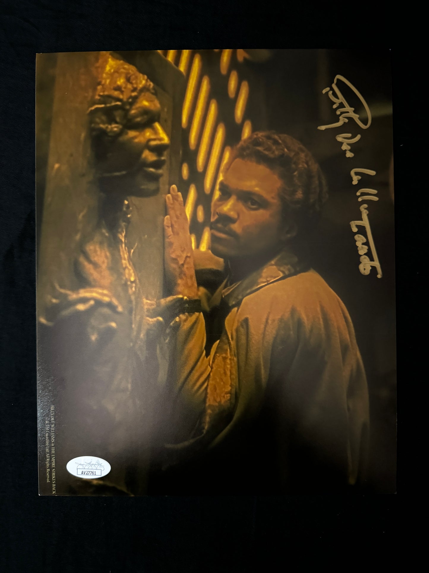 Billy Dee Williams signed Star Wars (Lando inscribed) 8X10 photo W/ JSA COA