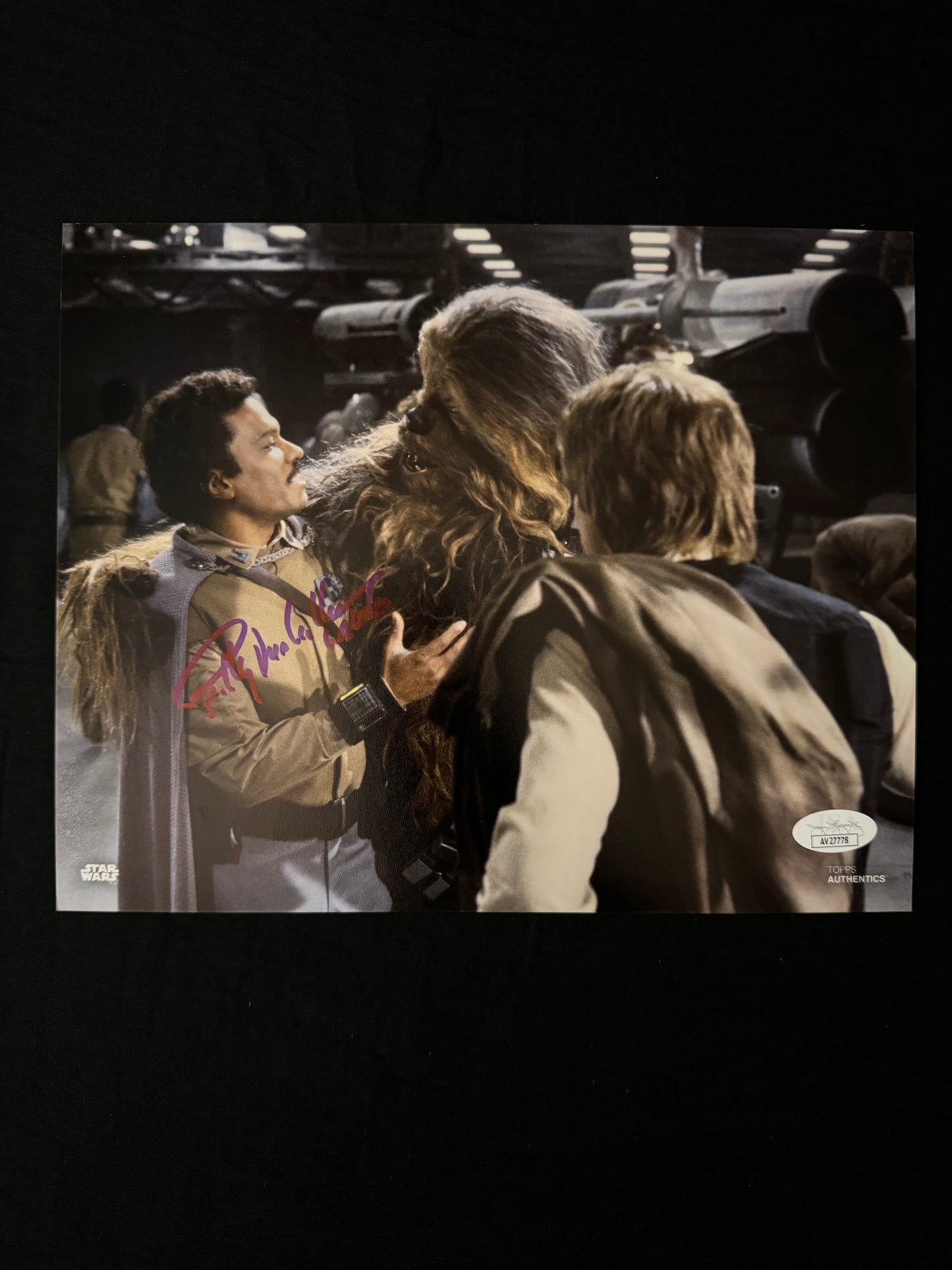 Billy Dee Williams signed Star Wars (Lando inscribed) 8X10 photo W/ JSA COA