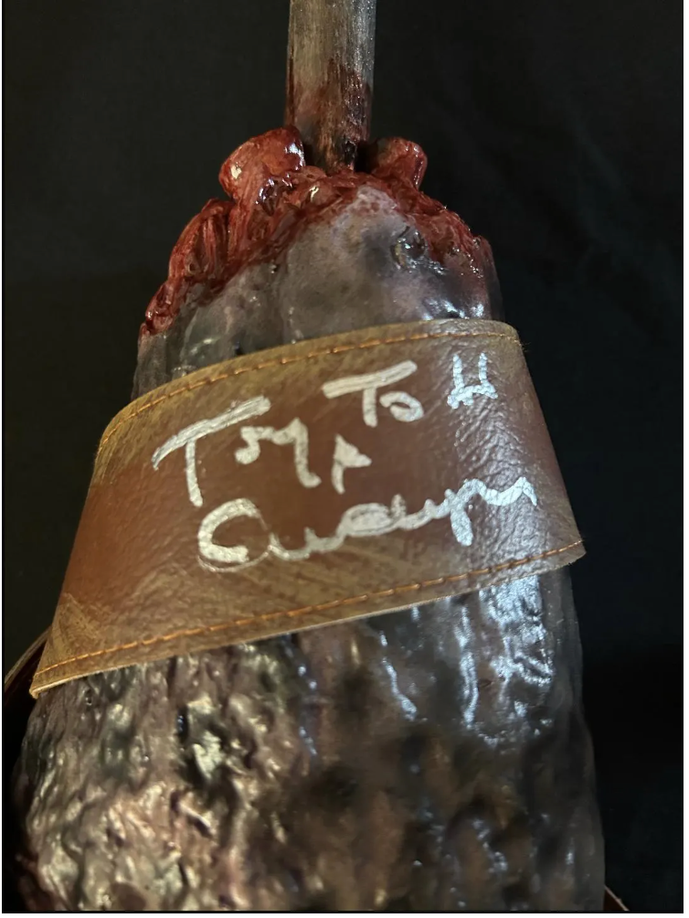 Tony Todd signed (Trick or Treat Studios) Candyman prop hook W/ Beckett COA