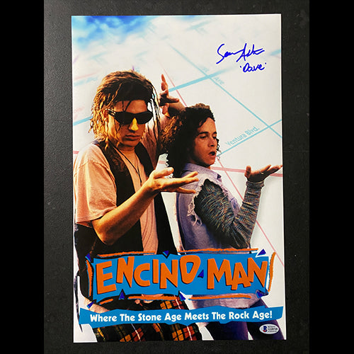 Sean Astin signed Encino Man 11X17 photo W/ Beckett COA