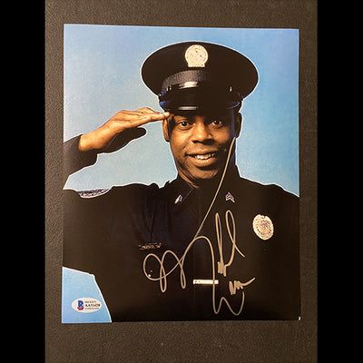 Michael Winslow signed Police Academy 8X10 Photo W/ Beckett COA