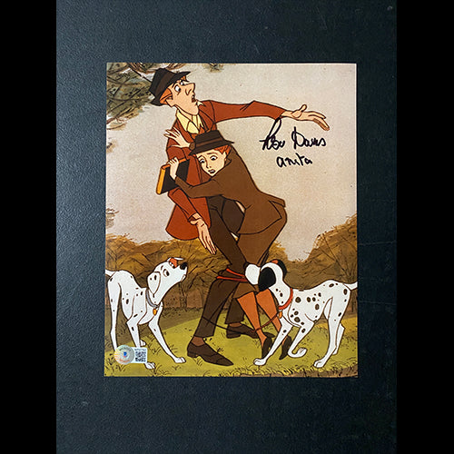 Lisa Davis signed 101 Dalmatians 8X10 Photo W/ Beckett witnessed COA