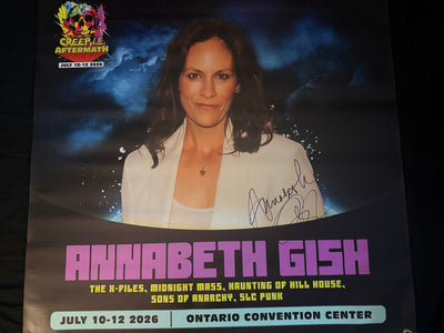 Creep I.E. Aftermath Signed vinyl Banners 30"X30" (Annabeth Gish)