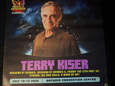 Creep I.E. Aftermath Signed vinyl Banners 30"X30" (Terry Kiser)