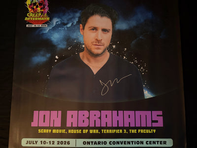 Creep I.E. Aftermath Signed vinyl Banners 30"X30" (Jon Abrahams)