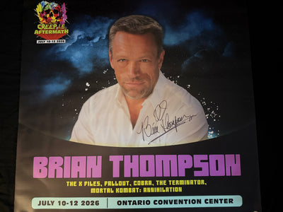 Creep I.E. Aftermath Signed vinyl Banners 30"X30" (Brian Thompson)