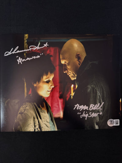 Tobin Bell & Shawnee Smith signed Saw 8x10 photo W/ Beckett witness COA