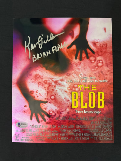 Kevin Dillon signed The Blob (Brian Flagg) 8x10 photo W/ Beckett COA