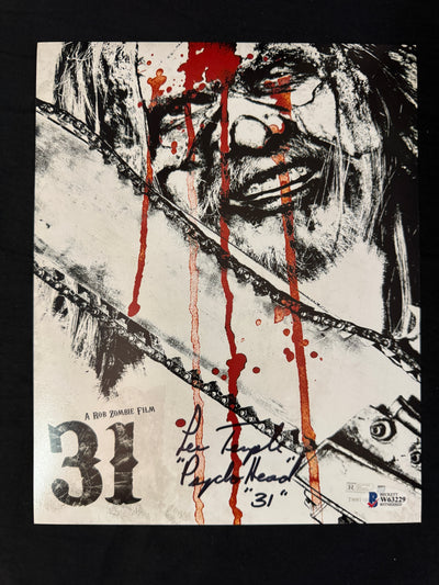 Lew Temple signed Rob Zombie's 31 8x10 photo W/ Beckett Witnessed COA