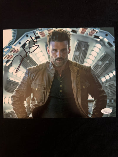 Frank Grillo signed Superman 8X10 photo W/ JSA COA