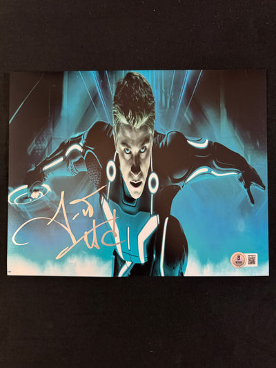 Garrett Hudlund signed Tron: Legacy 8X10 photo W/ Beckett Witnessed COA
