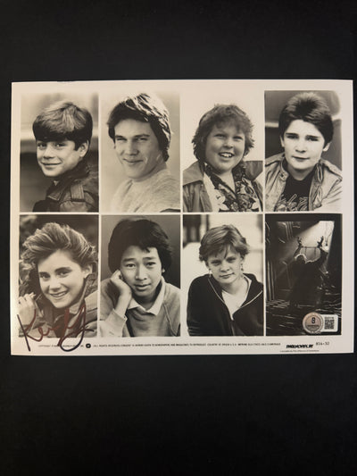Kerri Green signed Goonies 8X10 photo W/ Beckett Witnessed COA